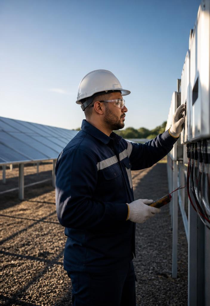 Energia solar planejada da infraestrutura ao pós-venda.